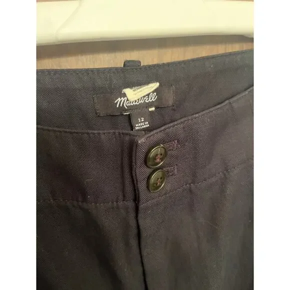 Madewell ‘The Harlow’ Wide-Leg Pant, Size 12 - Picture 6 of 8